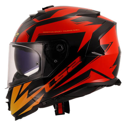 HELMET LS2 FF800 STORM II ATOMIK RED SHADOW