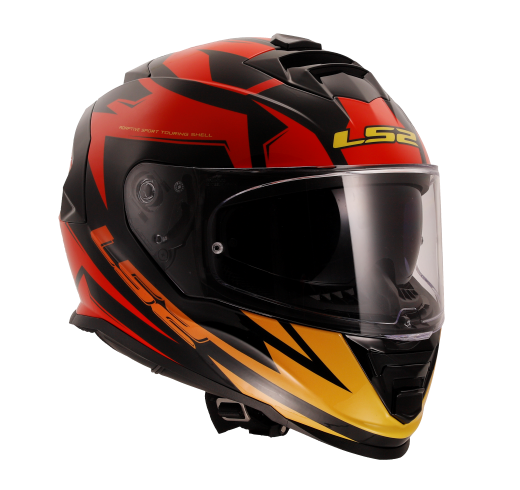 HELMET LS2 FF800 STORM II ATOMIK RED SHADOW