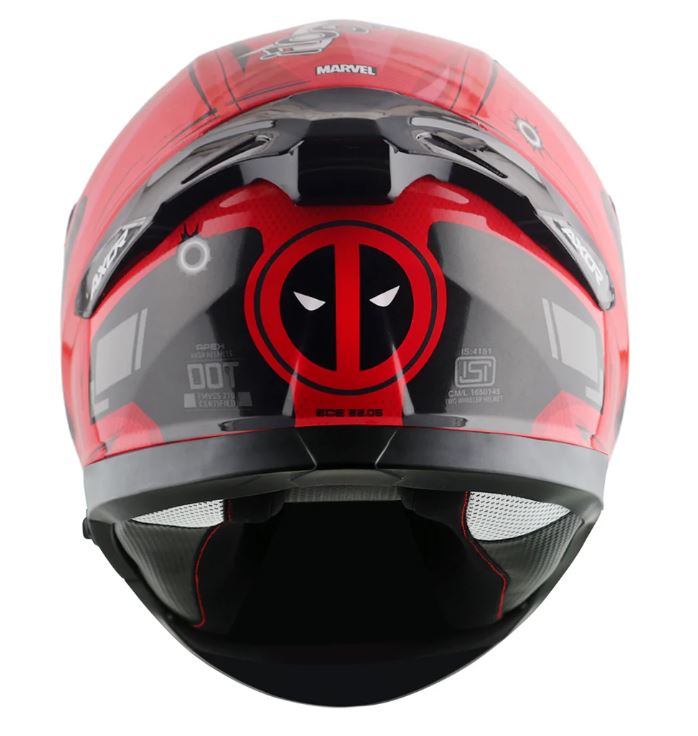 captain marvel motorcycle helmet Funko POP! Ride Marvel: Marvel HJC Helmets - New