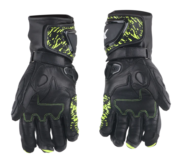 AXOR GLOVES ENZO BLACK NEON YELLOW