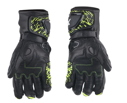 AXOR GLOVES ENZO BLACK NEON YELLOW