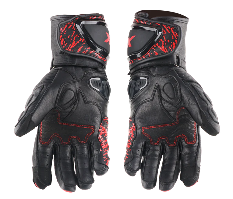 AXOR GLOVES ENZO BLACK RED