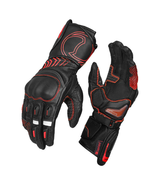 RYNOX GLOVES ADVENTO PRO BLACK RED