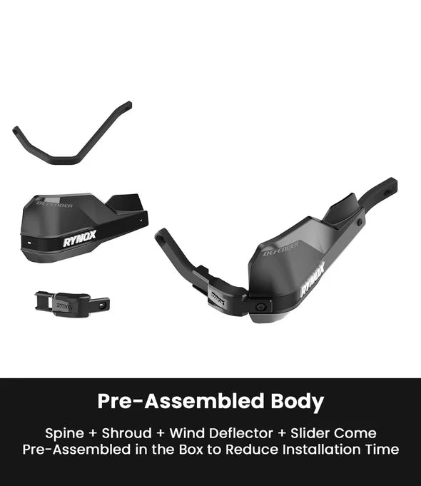 RYNOX HANDGUARD DEFENDER PRO ALL BLACK