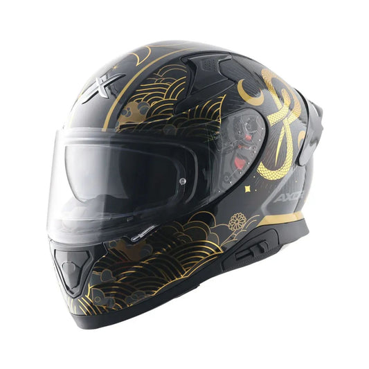 AXOR HELMET APEX INFINITY BLACK GOLD