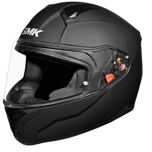 SMK HELMET BIONIC YOUTH SOLID MATT BLACK (MA200)