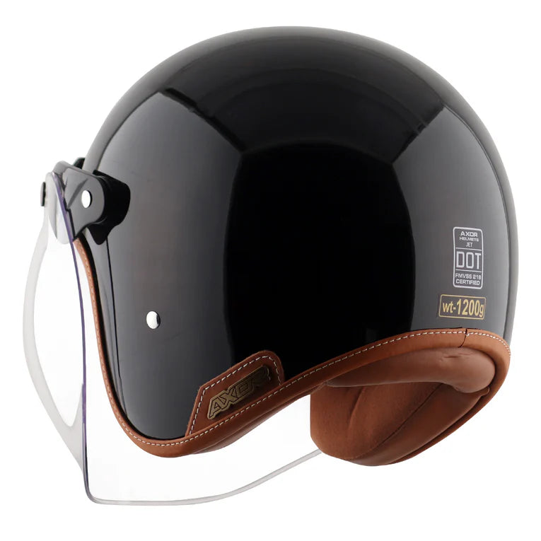 AXOR HELMET RETRO JET BLACK