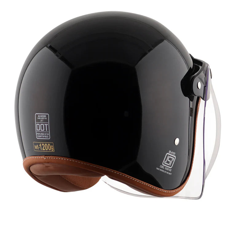 AXOR HELMET RETRO JET BLACK
