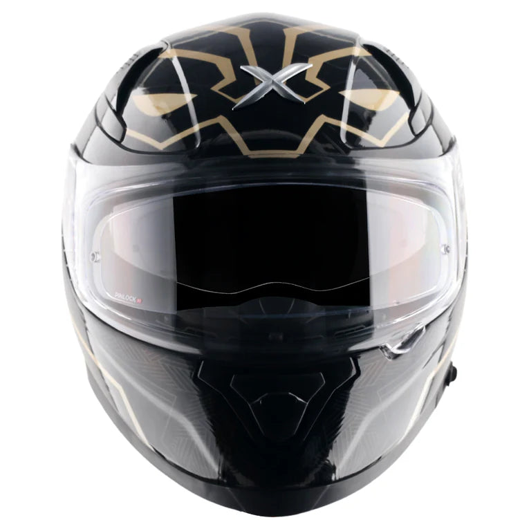 AXOR HELMET APEX MARVEL BLACK PANTHER BLACK GOLD