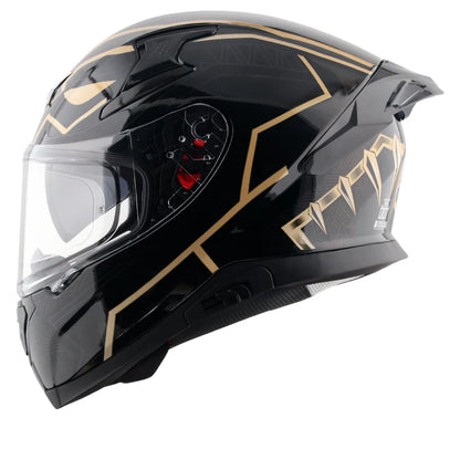 AXOR HELMET APEX MARVEL BLACK PANTHER BLACK GOLD