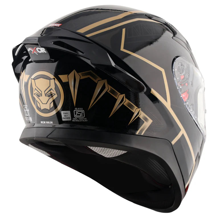 AXOR HELMET APEX MARVEL BLACK PANTHER BLACK GOLD