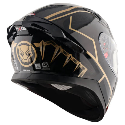 AXOR HELMET APEX MARVEL BLACK PANTHER BLACK GOLD