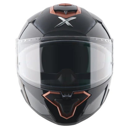 AXOR HELMET BRUTALE CORSA BLACK GOLD ORANGE
