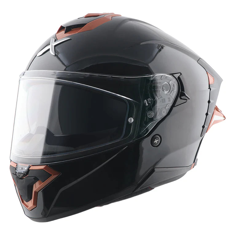 AXOR HELMET BRUTALE CORSA BLACK GOLD ORANGE