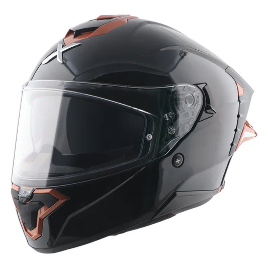 AXOR HELMET BRUTALE CORSA BLACK GOLD ORANGE