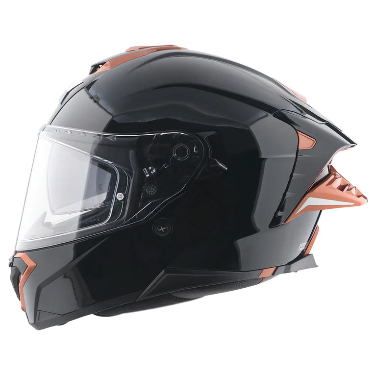 AXOR HELMET BRUTALE CORSA BLACK GOLD ORANGE