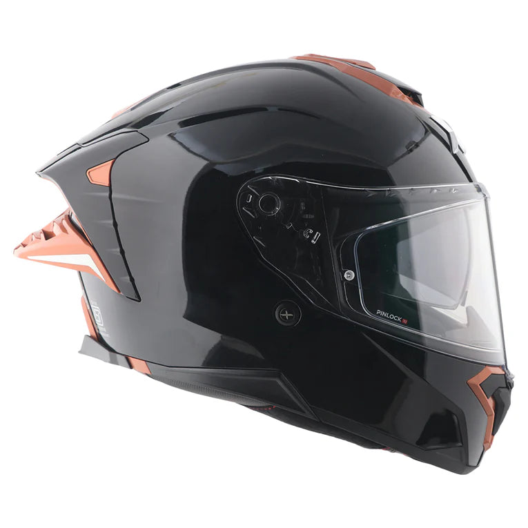 AXOR HELMET BRUTALE CORSA BLACK GOLD ORANGE