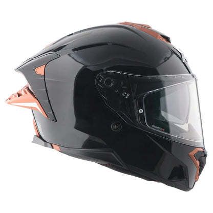 AXOR HELMET BRUTALE CORSA BLACK GOLD ORANGE