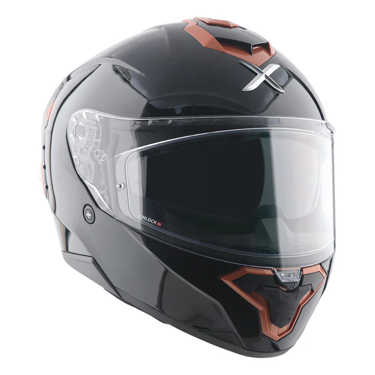 AXOR HELMET BRUTALE CORSA BLACK GOLD ORANGE