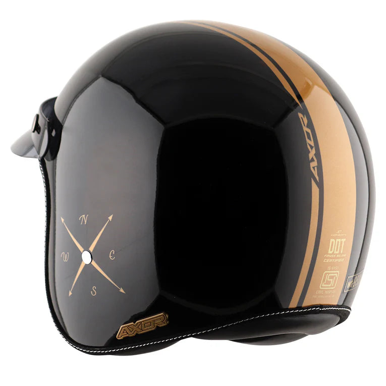AXOR HELMET RETRO JET EURO GLOBE BLACK