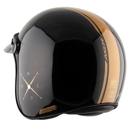 AXOR HELMET RETRO JET EURO GLOBE BLACK