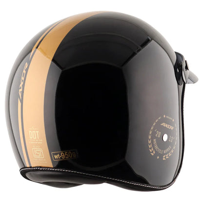 AXOR HELMET RETRO JET EURO GLOBE BLACK