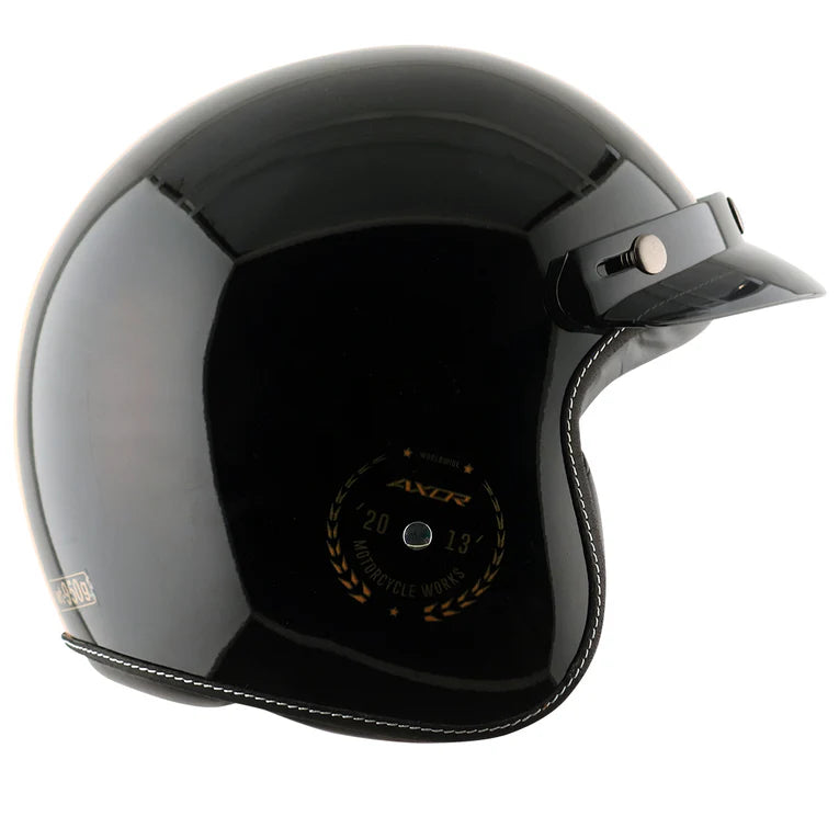 AXOR HELMET RETRO JET EURO GLOBE BLACK