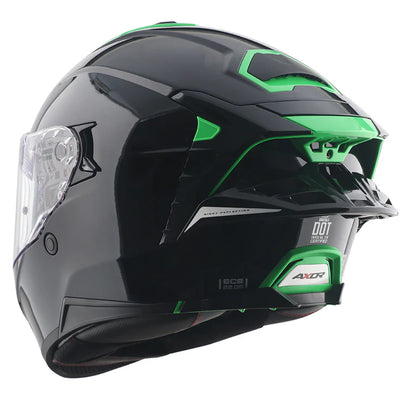 AXOR HELMET BRUTALE CORSA BLACK GREEN
