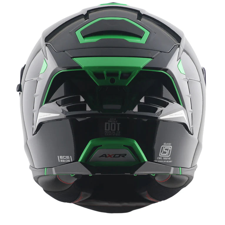 AXOR HELMET BRUTALE CORSA BLACK GREEN