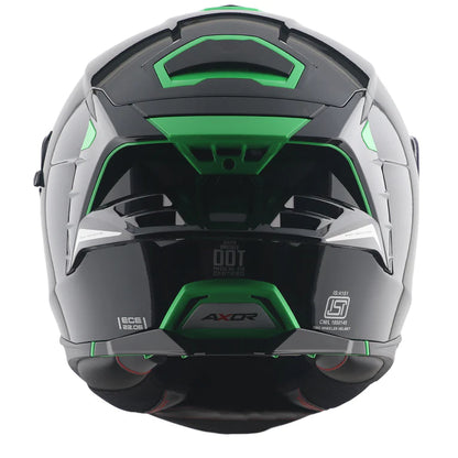 AXOR HELMET BRUTALE CORSA BLACK GREEN