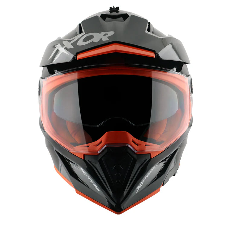 AXOR HELMET XCROSS DV SC BLACK ORANGE