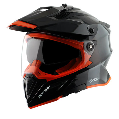 AXOR HELMET XCROSS DV BLACK ORANGE
