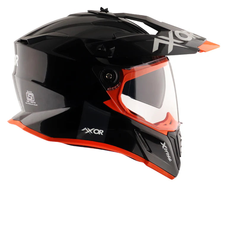 AXOR HELMET XCROSS DV BLACK ORANGE