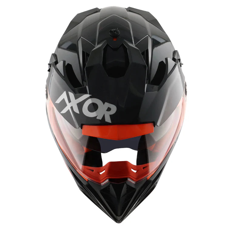 AXOR HELMET XCROSS DV SC BLACK ORANGE