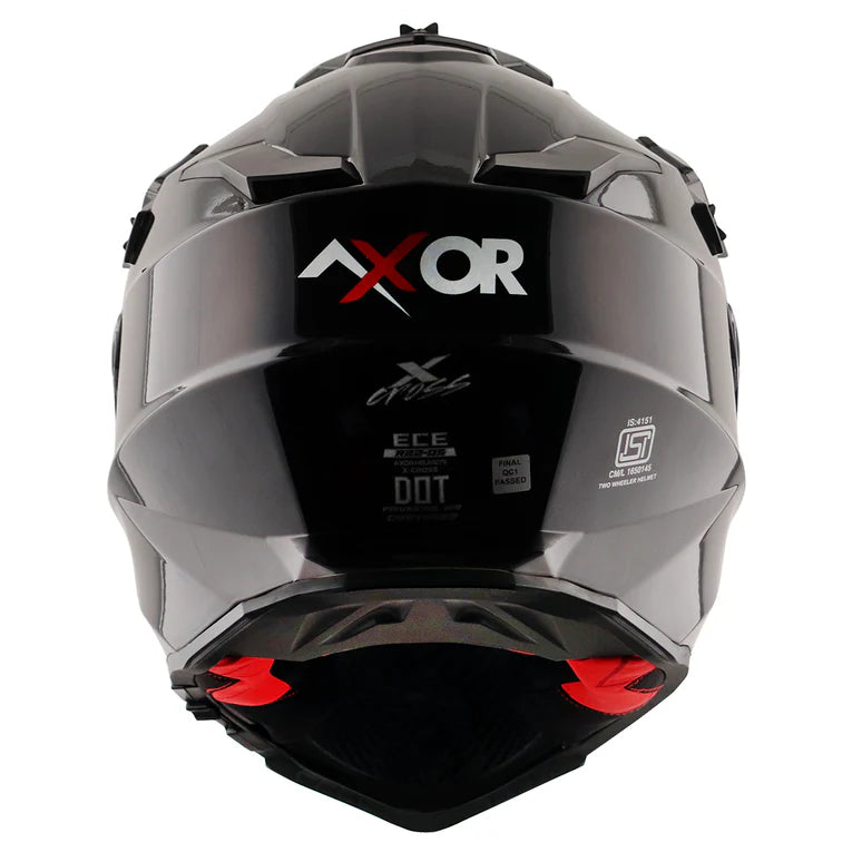 AXOR HELMET XCROSS DV BLACK RED