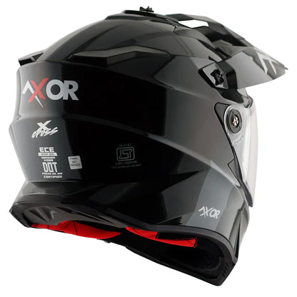 AXOR HELMET XCROSS DV BLACK RED