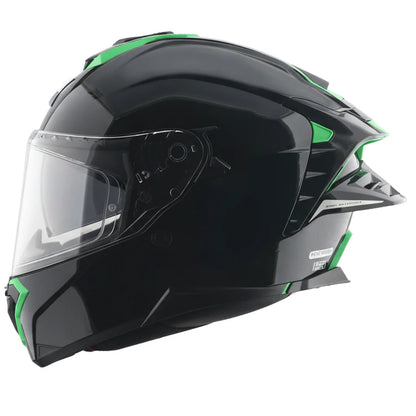 AXOR HELMET BRUTALE CORSA BLACK GREEN