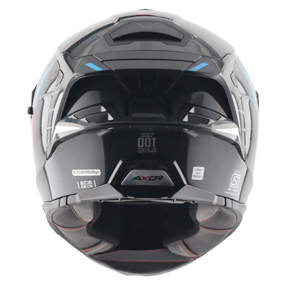 AXOR HELMET BRUTALE KRYPTIC BLACK BLUE