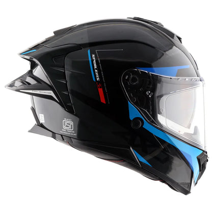 AXOR HELMET BRUTALE KRYPTIC BLACK BLUE