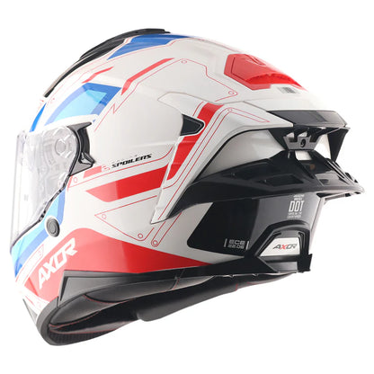 AXOR HELMET BRUTALE RYDEN WHITE RED