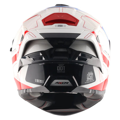 AXOR HELMET BRUTALE RYDEN WHITE RED
