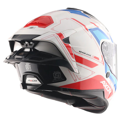 AXOR HELMET BRUTALE RYDEN WHITE RED