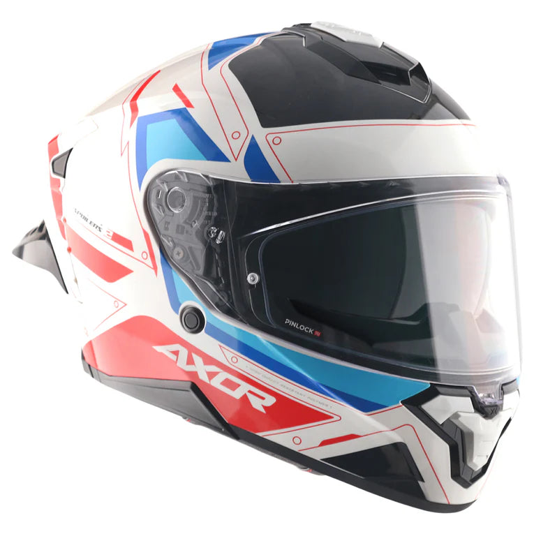 AXOR HELMET BRUTALE RYDEN WHITE RED