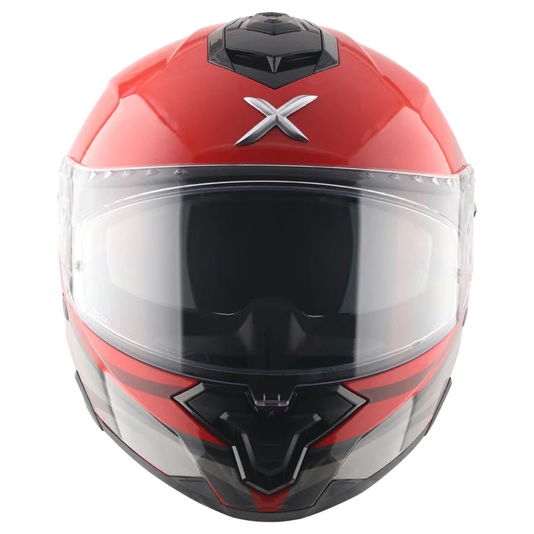 AXOR HELMET BRUTALE SURGES RED GREY