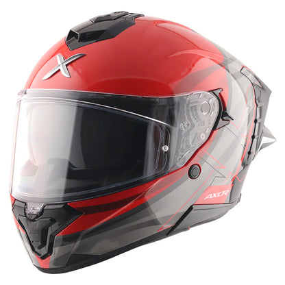 AXOR HELMET BRUTALE SURGES RED GREY