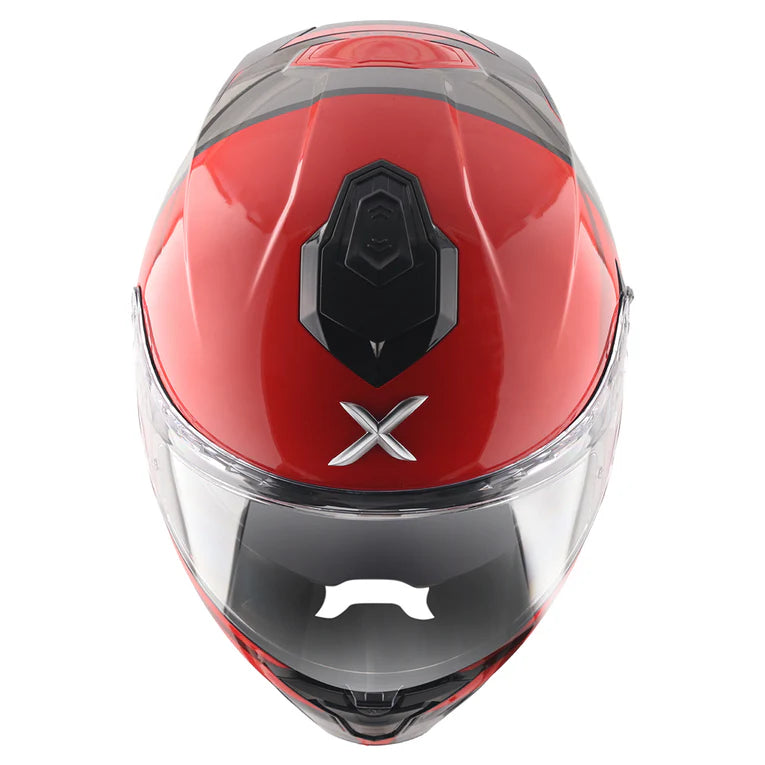 AXOR HELMET BRUTALE SURGES RED GREY