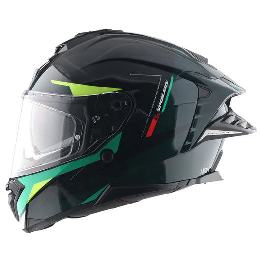 AXOR HELMET BRUTALE KRYPTIC BLACK GREEN