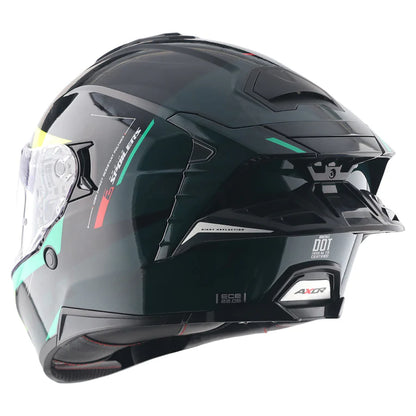 AXOR HELMET BRUTALE KRYPTIC BLACK GREEN