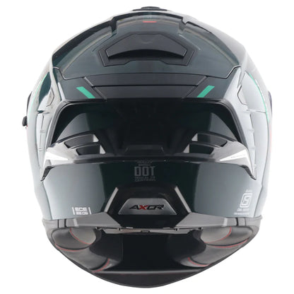 AXOR HELMET BRUTALE KRYPTIC BLACK GREEN