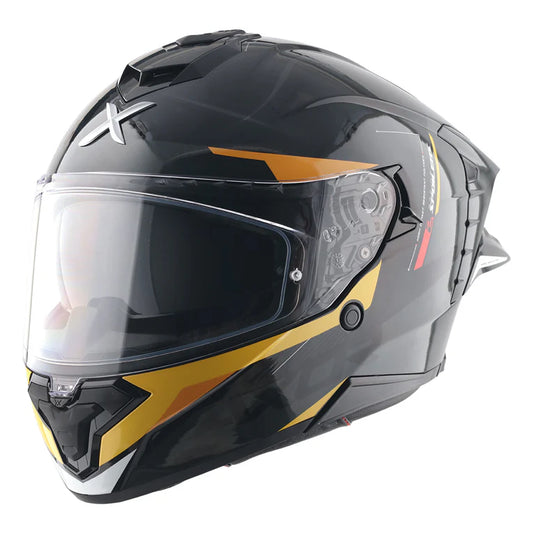 AXOR HELMET BRUTALE KRYPTIC BLACK YELLOW